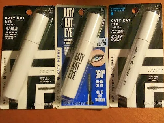 CoverGirl Mascara Katy Kat Eye 10X Volume Lashes Formula Black Variety Choice