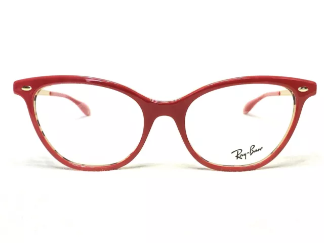 NEW Ray Ban RB5360 5714 Womens Red Tortoise Gold Cat Eyeglasses Frames 54/18~145