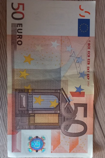 Billet De 50 Euros Année 2002 Signé Jean-Claude Trichet Série X