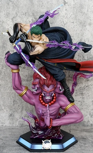 ACTION FIGURE ONE Piece Roronoa Zoro Ashura 50cm STATUA DA COLLEZIONE ...