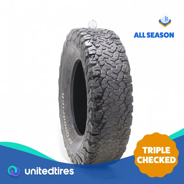 Used LT 245/75R17 BFGoodrich All-Terrain T/A KO2 121/118S E - 6/32 Used LT 245/75R17 BFGoodrich All-Terrain T/A KO2 121/118S E - 6/32