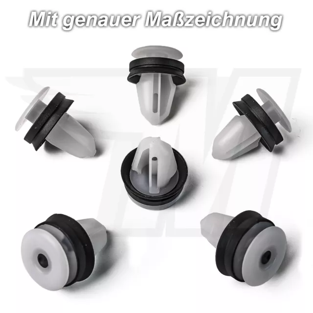 15x Porte Capot Clips de Fixation + Joint Pour Land Rover LR013135