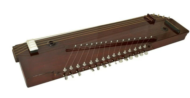 New Musical String Instrument Full Rich Drone Sound 2 In One Swarmandal Tanpura