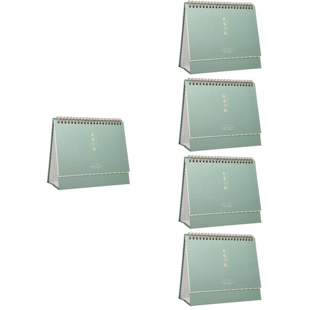 5 Pack Calendario Tavolo 2023 Carta Ufficio Fogli Mobili Piedi