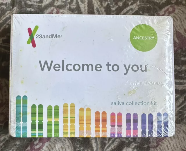 NEW 23andMe Ancestry DNA Saliva Collection Test Kit 23 and Me (EXPIRED 2020)