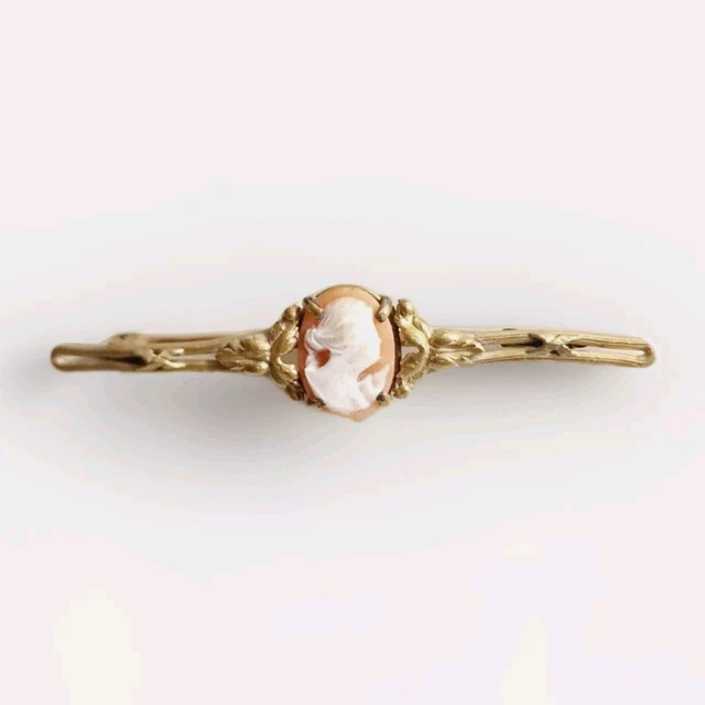 Broche Ancienne Crevette/gambas Art Nouveau En Nacre Et Acier