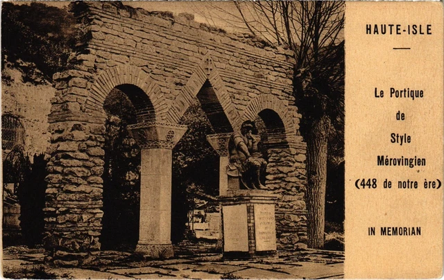 CPA Haute Isle La Portique in Merovingian style (1317791)