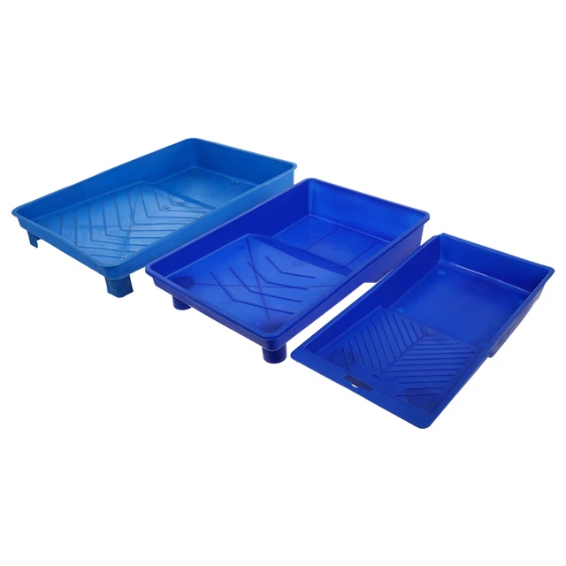 3 Pcs Wall Paint Liner Art Paint Tray Ornament Container Disposable