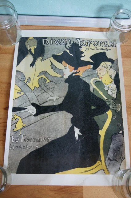 DIVAN JAPONAIS Kunstdruck ED FOURNIER Jugendstil Vintage Plakat