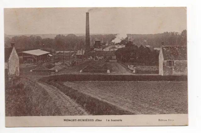 CPA 60 Oise MONCHY Theme SWEETS - HUMIERES The Sugarhouse Sugar Factory View #2