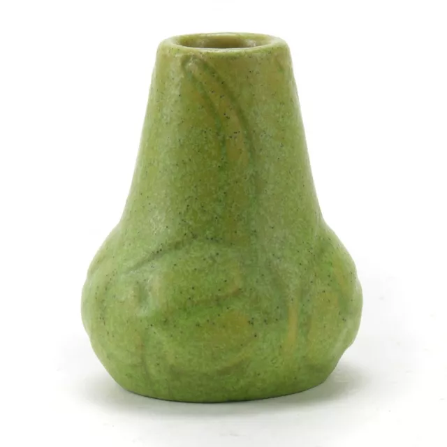 Van Briggle Pottery early vase 3.25" shape 190 Arts & Crafts matte green