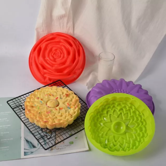 Dome Soap Mould Silicone Cake Mold Chocolate 3D Round Flower Mousse Moulds