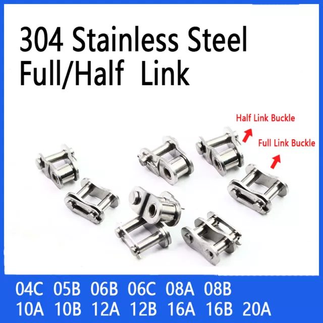 Roller Chain Standard Full/Half  Link Fast Post 04C - 20A Chain Connecting Links