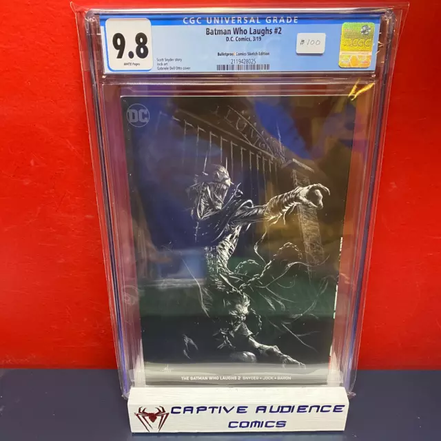 Batman Who Laughs, The #2 - Bulletproof Comics Sketch Edition - CGC 9.8