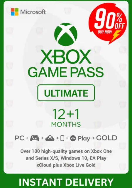 Xbox Game Pass Ultimate Live Gold 12 mesi (1 anno) regione gratis✔️ 1 mese bonus