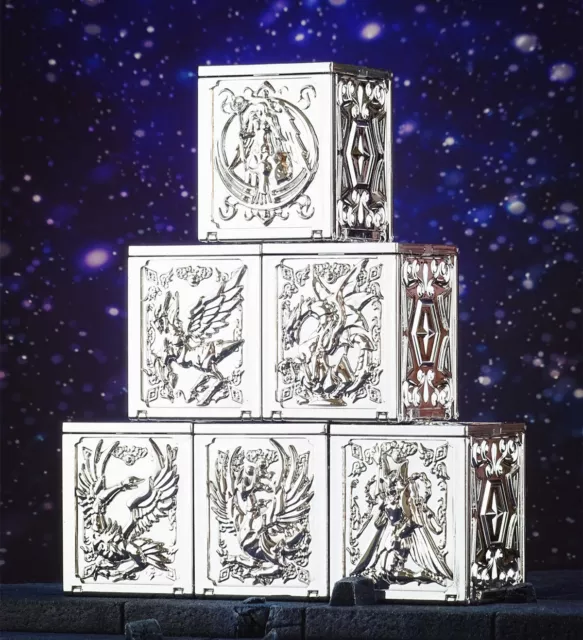 Juego de 6 cajas de tela modelo RH Saint Seiya Cloth Myth para SOG Athena y SOG Bronce