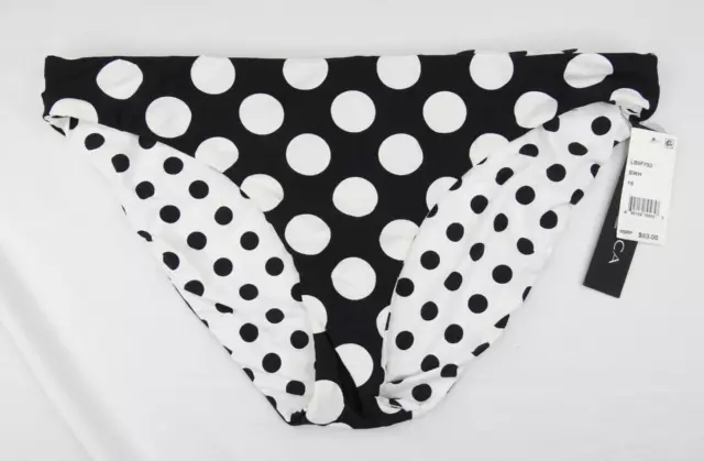 La Blanca Women's Reversible Polka Dot Bikini Swim Bottom Swimsuit Size 16 - NEW