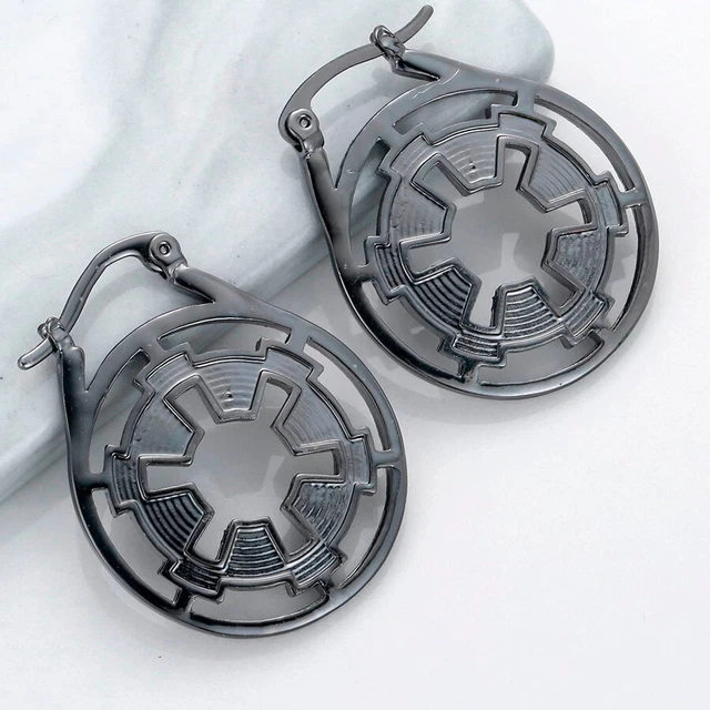 Star Wars Galactic Empire Black Earrings Star Wars Galactic Empire Black Earrings