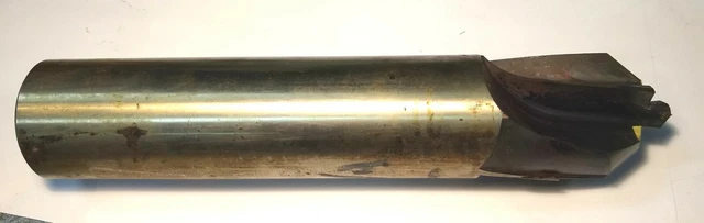 2-1/4 Inch Step Twist Drill bit Straight shank 11" Long coolant feeding USA 2.25 2