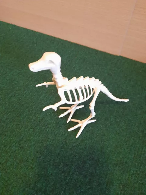 ❤ Playmobil ❤ VELOCERAPTOR SKELETT Tier Urzeit Steinzeit Knochen Zubehör Höhle