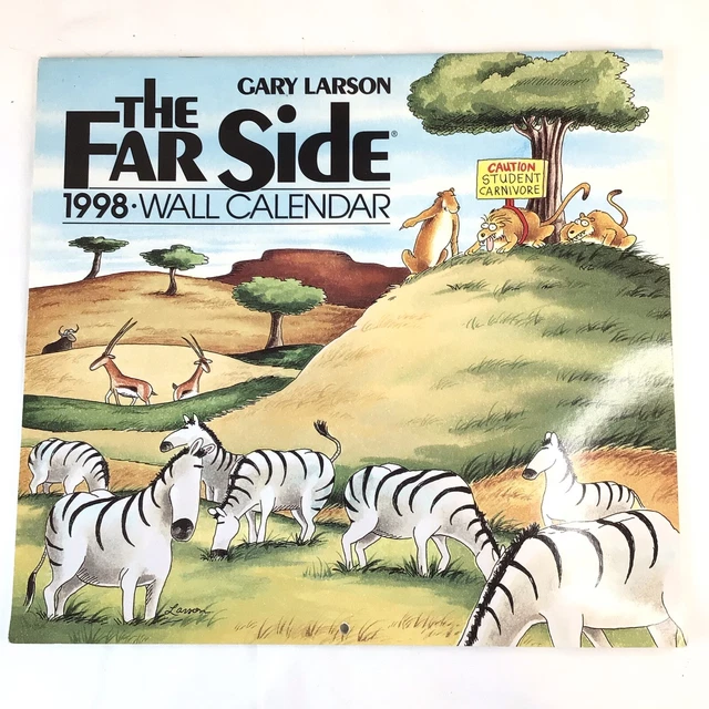 VINTAGE UNUSED 1998 The Far Side Wall Calendar Gary Larson Comics