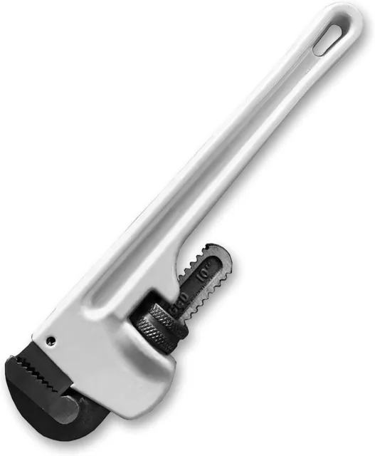 HFS(R) 10-Inch Heavy Duty Aluminum Straight Pipe Wrench 10-Inch Plumbing