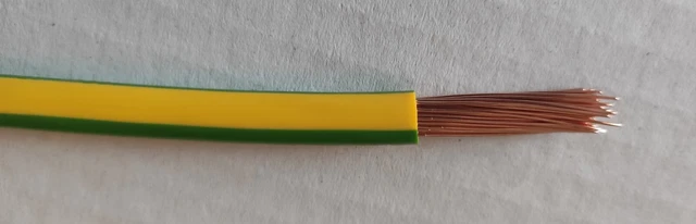 16²) Câble de mise à la terre H07V-K 16 mm2 souple - 6 mètres
