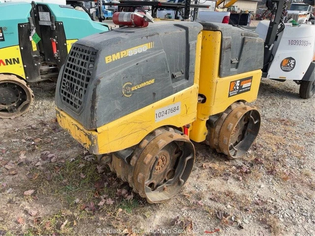 2018 Bomag BMP8500 Walk Behind Double Drum Roller Diesel Remote bidadoo