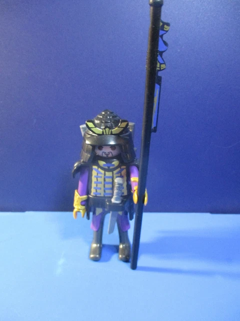 Figurine Playmobil Samouraï / Guerrier / Ninja Avec Casque - Réf. 4745 - Occasion