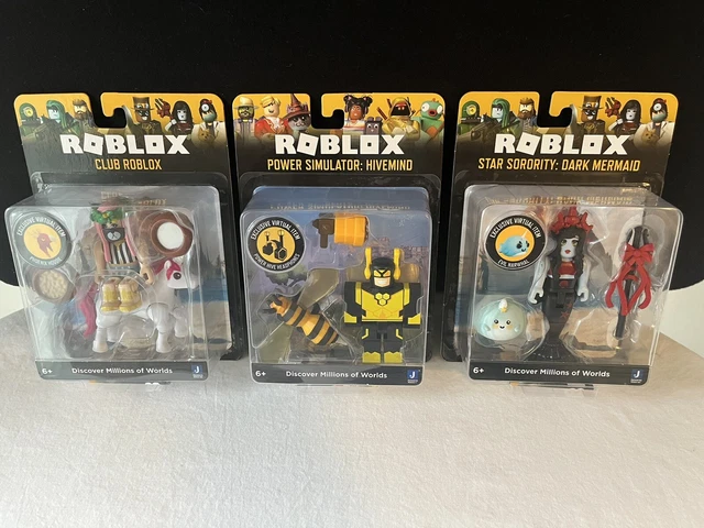 1FRD Roblox 3 Action Figure, Series 11 War Simulator: Space Trooper (NO CODE)