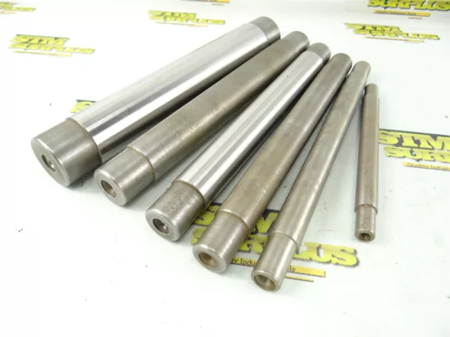 Lot Of 6 Lathe Mandrels .528" To 1.50" Diameters