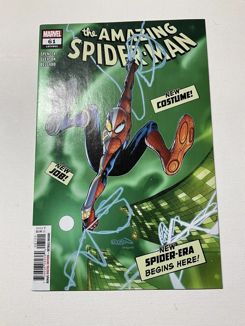 the AMAZING SPIDER-MAN 61 LGY862 MAY 2021 MCU Marvel Comic Book Gleason Delgado 2