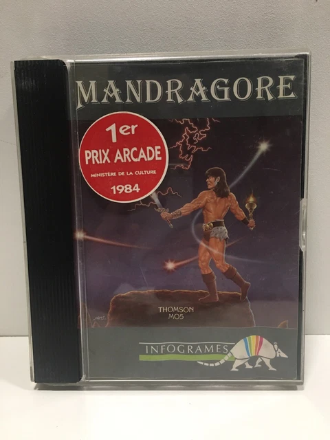 Jeu Mandragore Sur Thomson - 2 Cassettes - Infogrames, 1985, Bon état