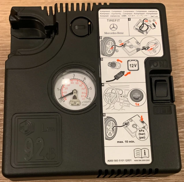 NEW OEM MERCEDESBENZ Air Tire Pump Compressor / Inflator A0005835101