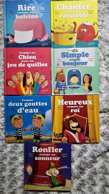 LOT DE 7 LIVRES "c'est comme ça" comme neuf  M.Levy chez Hachette