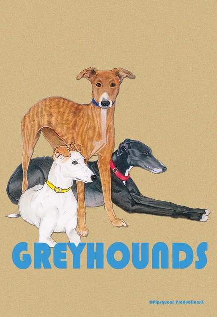 Pipsqueak Garden Flag - Greyhound 498671
