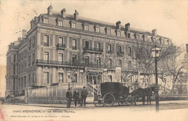 Cpa 33 Arcachon Le Grand Hotel
