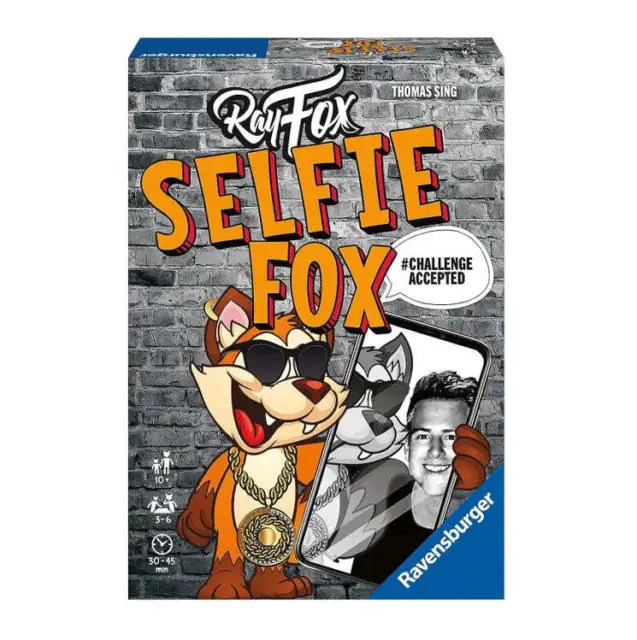 Ravensburger Ray Fox Selfie Fox - Familienspiel Partyspiel Brettspiel Gesellscha