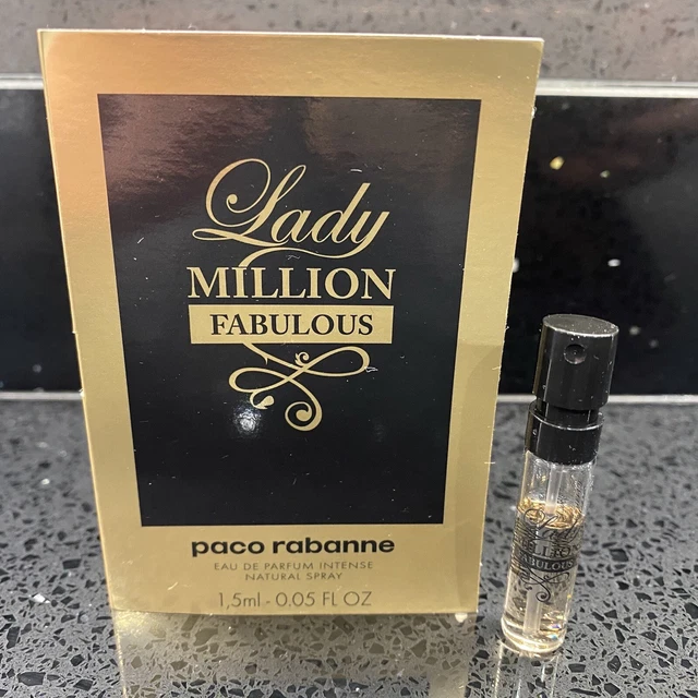 PACO RABANNE LADY Million Fabulous Eau De Parfum 1.5ml Sample Travel ...
