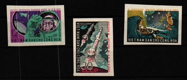 Vietnam Nord 240-242 U postfrisch Raumfahrt #GY878