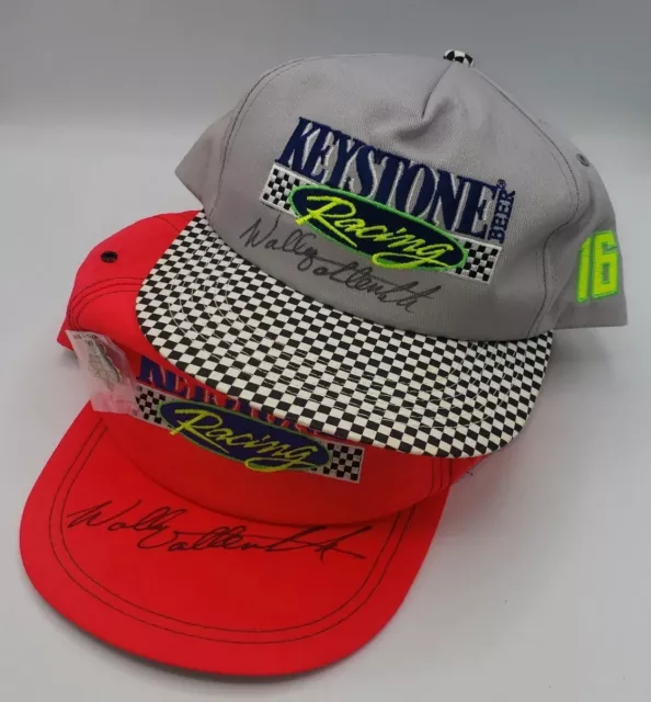 Vintage Nascar Hats Keystone Beer Racing Autographed Wally Dallenback Snapback