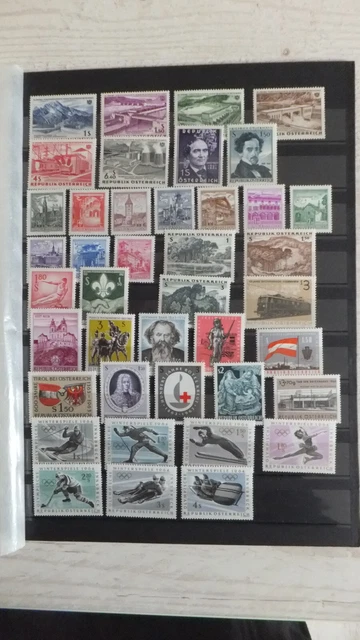 Österreich postfrisch aus den Jahrgängen 62, 63, 64
