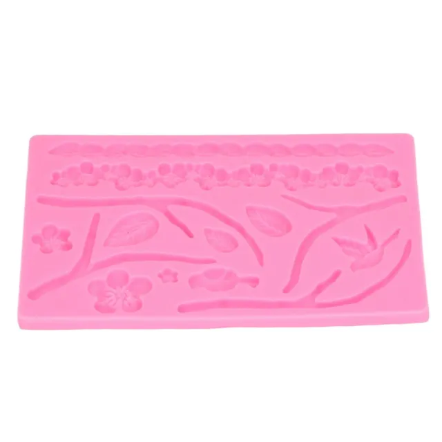 Branch Flowers Silicone Mould Food Grade Materials Various Shapes DIY Cake☜