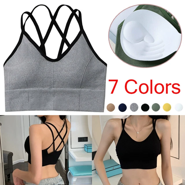 Frauen Nahtloser Sport-BH Weicher Komfort Rückenlose Tops Yoga Weste Shapewear