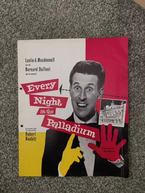 Every Night At the London Palladium Programme 1964 Bruce Forsyth Morcame Wise