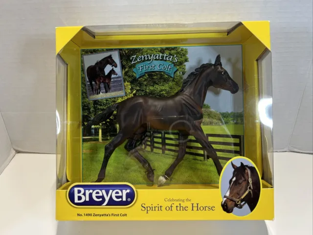 Breyer Race Horse #1490 Zenyatta’s First Colt Cozmic One Dark Bay Gilen Foal