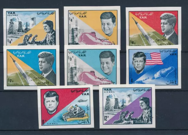 [42626] Yemen YAR 1965 American president Kennedy Space Imperforated MNH