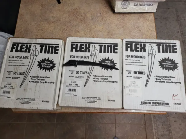 3 boxes of 920-246 REEL TINE for COMBINE Tear Drop Style Bats