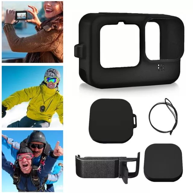 For GoPro HERO 9 10 11 12 Silicon Soft Case Protective Dirtproof Skin Cover