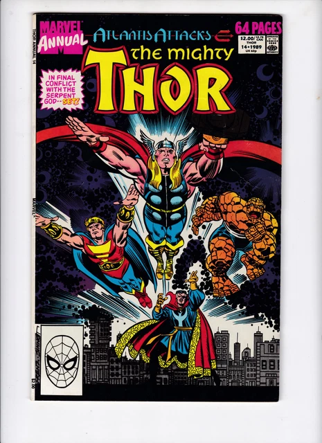 The Mighty Thor Atlantis Attacks Marvel Comics Annual 14 1989